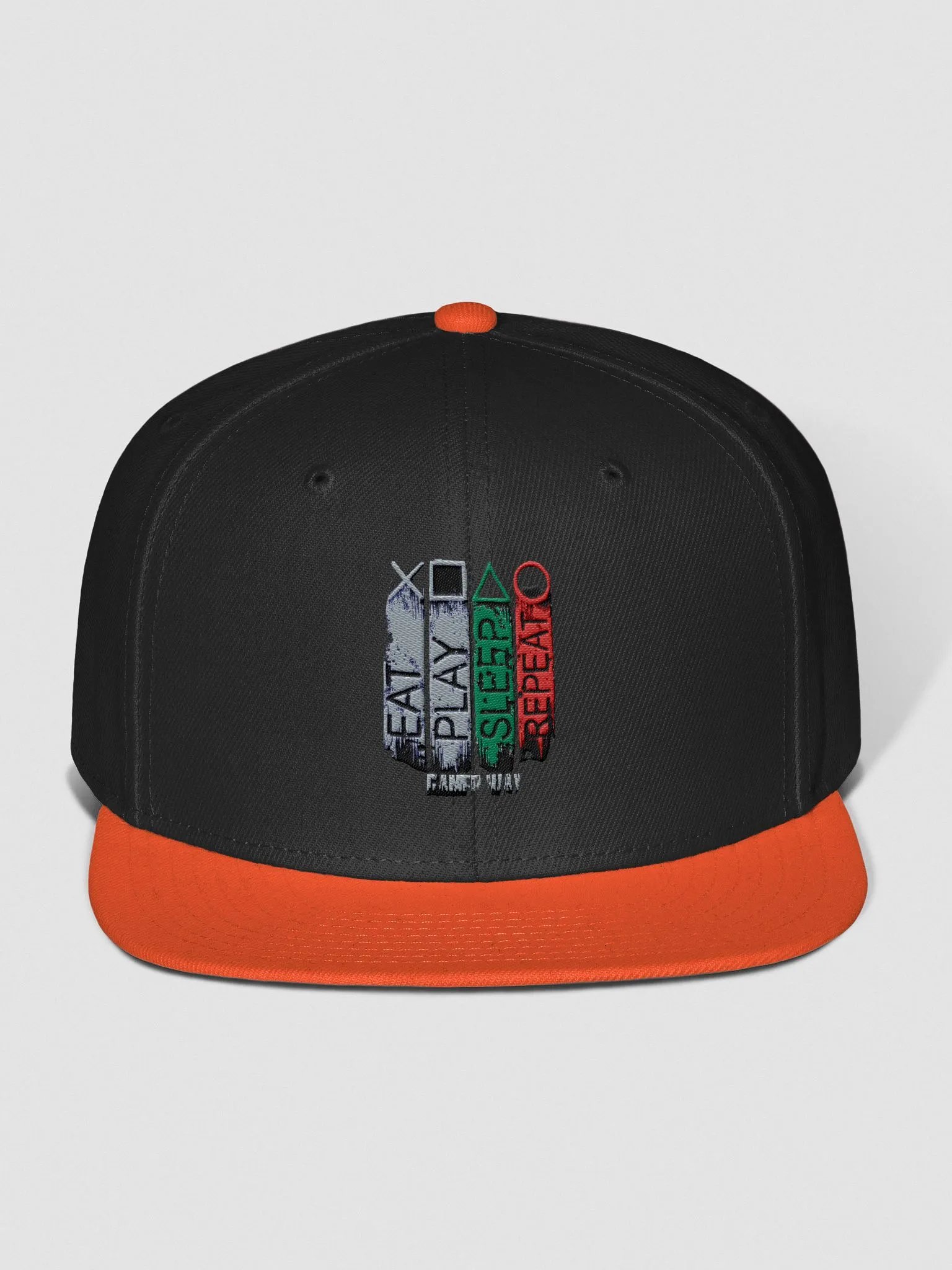 Gamer's Grunge Snapback Cap product image (5)