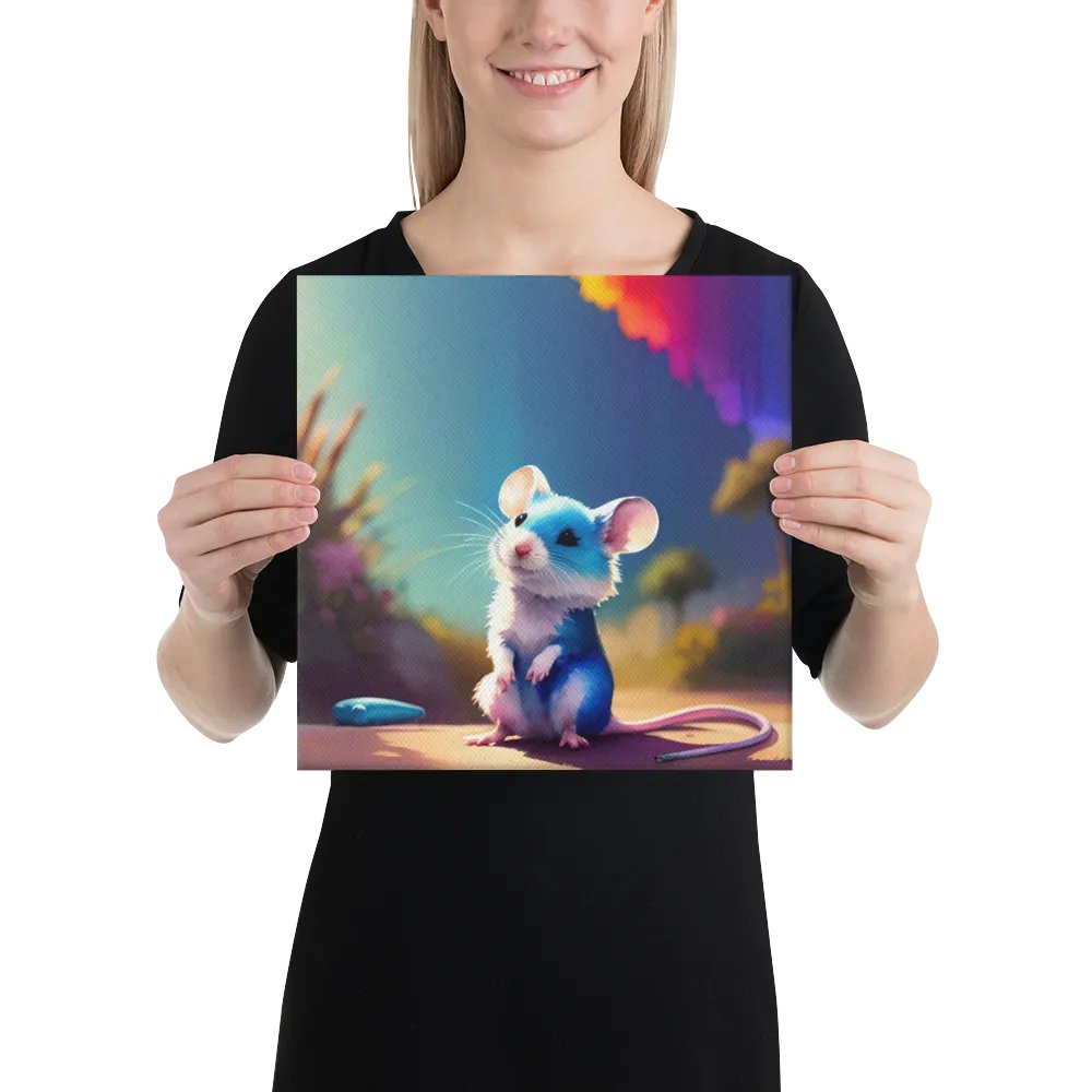 Cute Mouse Digital Painting - v2 product image (1)