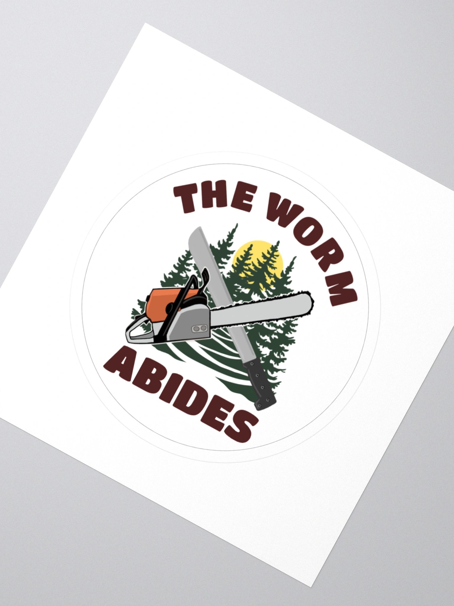 The Worm Abides Sticker product image (2)