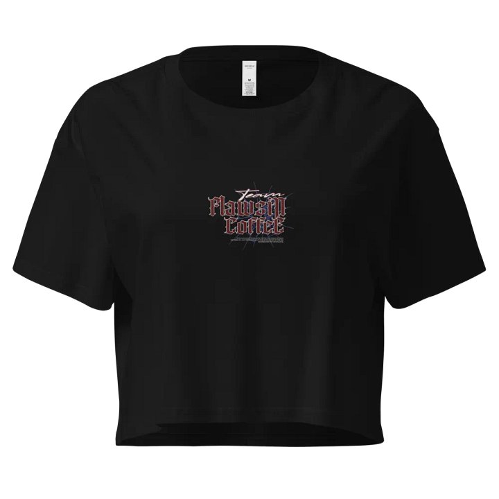 Death Before Decaf Cropped Tee product image (1)