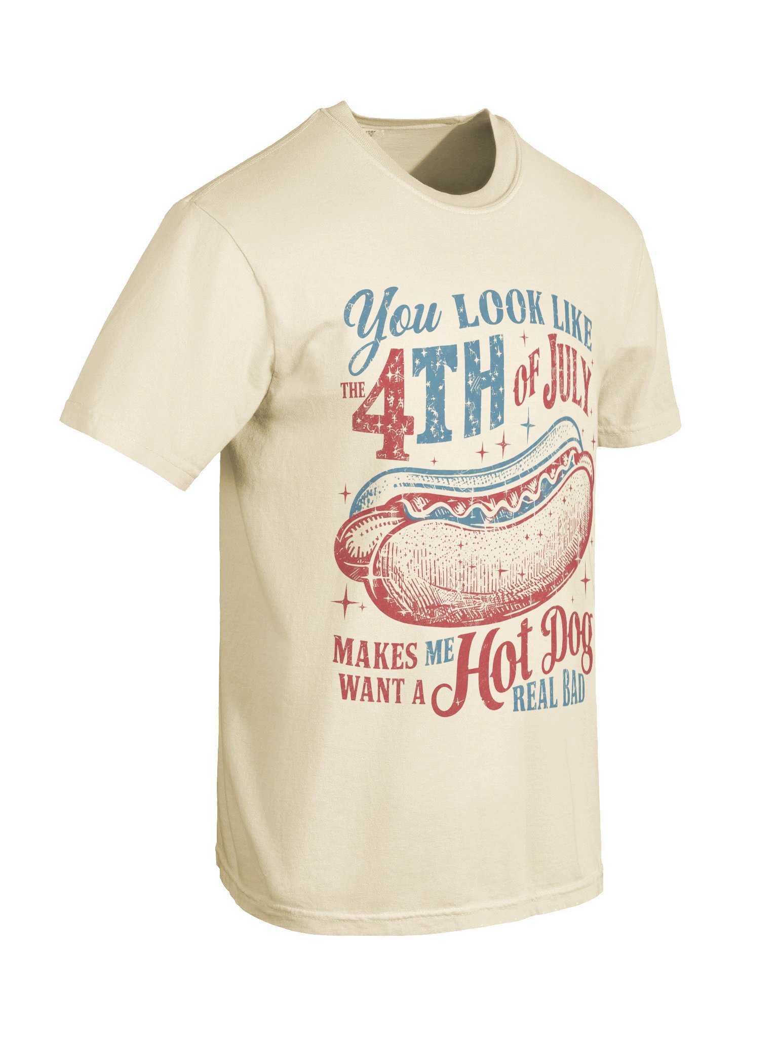 Hot Dog 4th of July Graphic Tee product image (17)