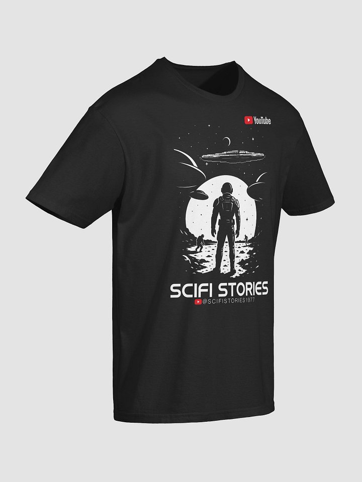 Scifi Stories T-Shirt 4 - (dark) Unisex Softstyle T-Shirt - Vintage Space Graphic T-Shirt product image (6)