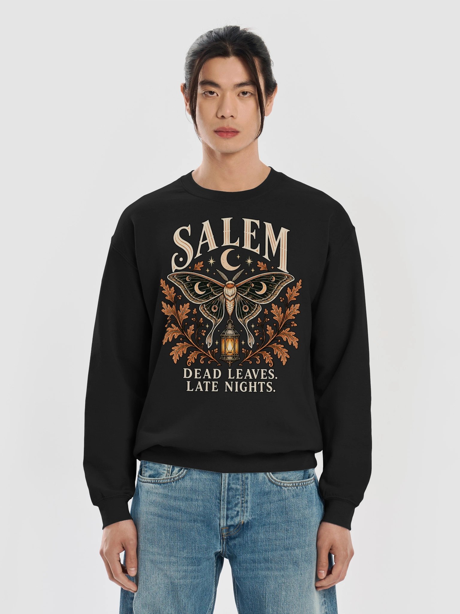 Salem: Dead Leaves. Late Nights. Crewneck Sweatshirt product image (5)