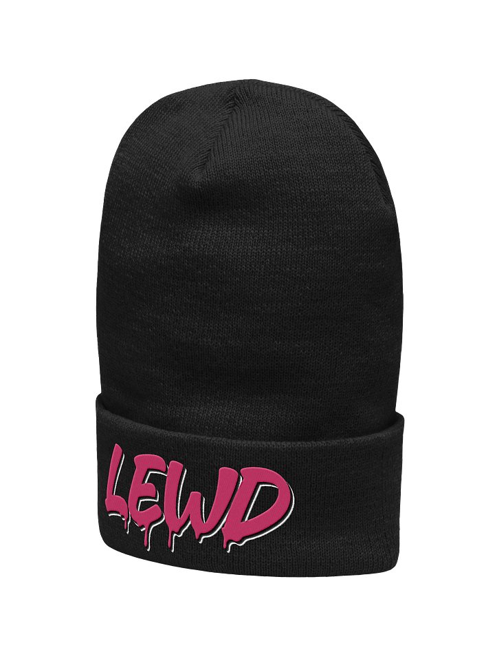 LEWD Cuffed Beanie product image (2)