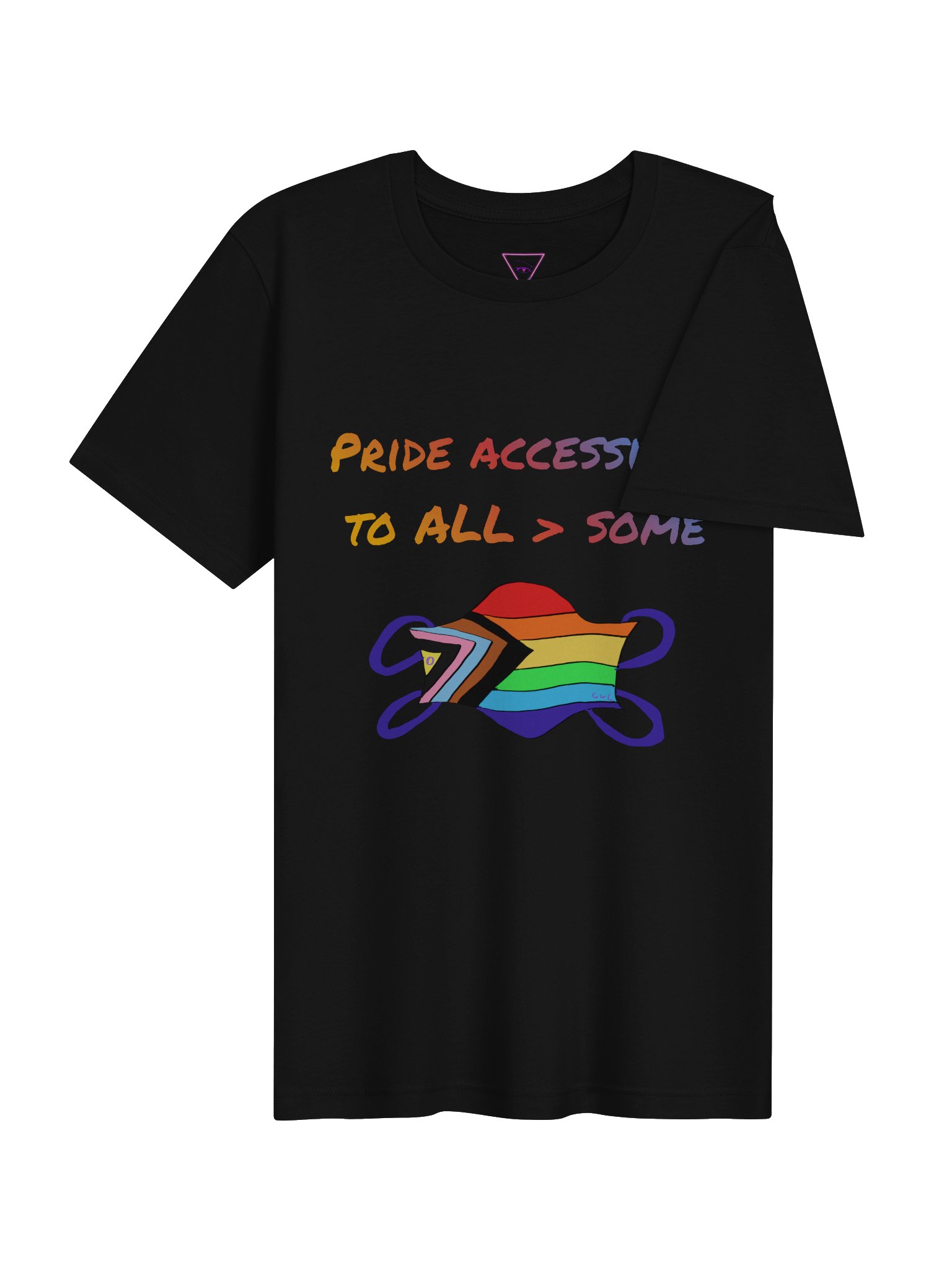 Pride Accessible to ALL>Some tee product image (4)