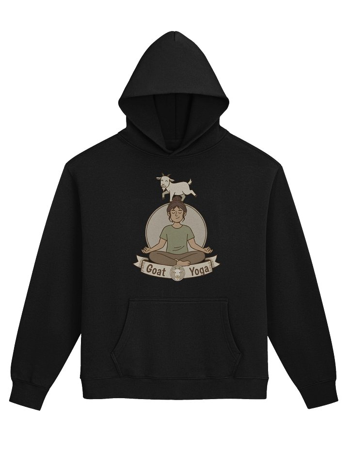 Zen Goat Yoga Unisex Hoodie (Female) product image (6)
