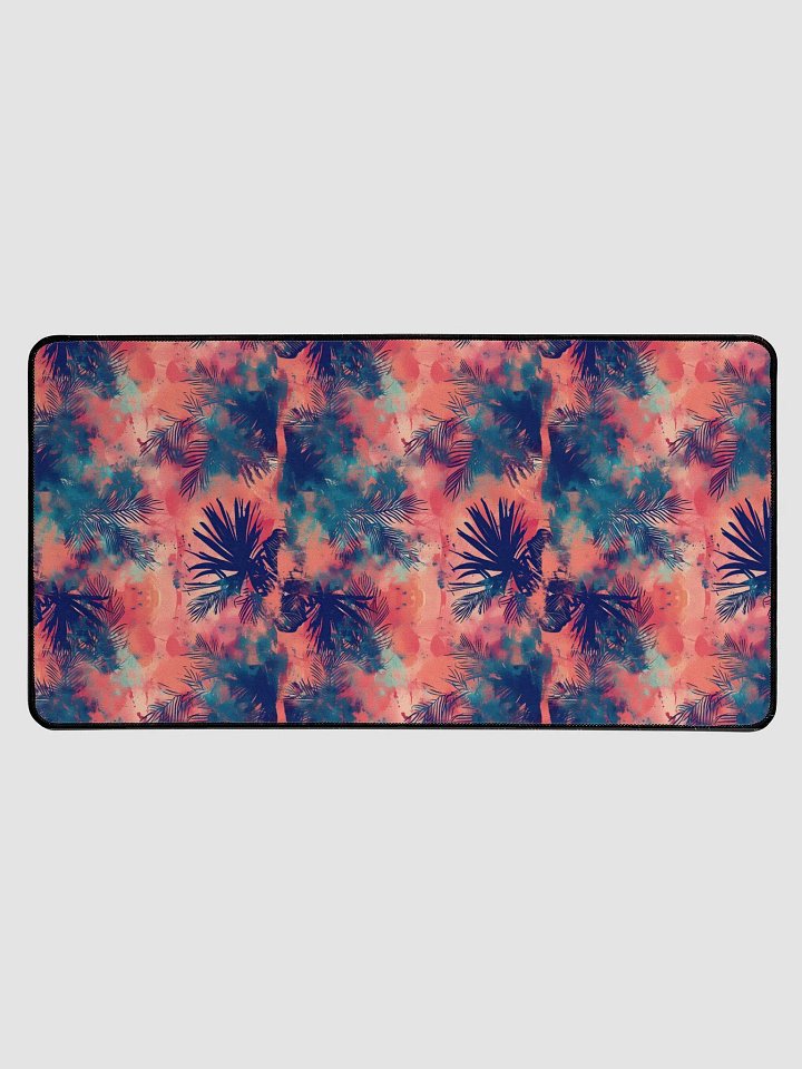 Bleached Leaf Pattern Desk Mat product image (1)