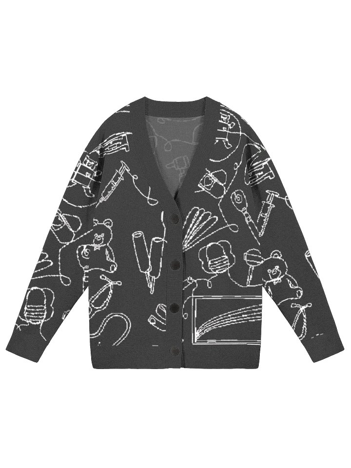 Service Lines (Pediatrics - Charcoal Cardigan) product image (3)