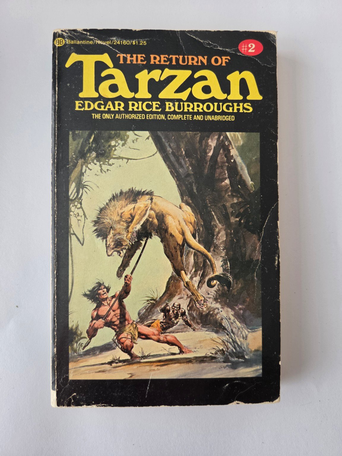 Vintage The Return of Tarzan #2 | Edgar Rice Burroughs | 1975 Ballantine Paperback product image (1)