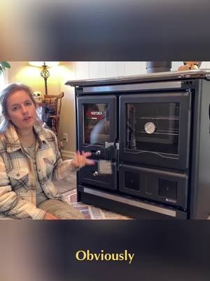 Upgrading your La Nordica stove? Swapping those standard red tiles for sleek black ones makes all the difference! La Nordica even sent these for free. #LaNordica #WoodStove #HomeDecor #KitchenUpgrade #StoveTips
