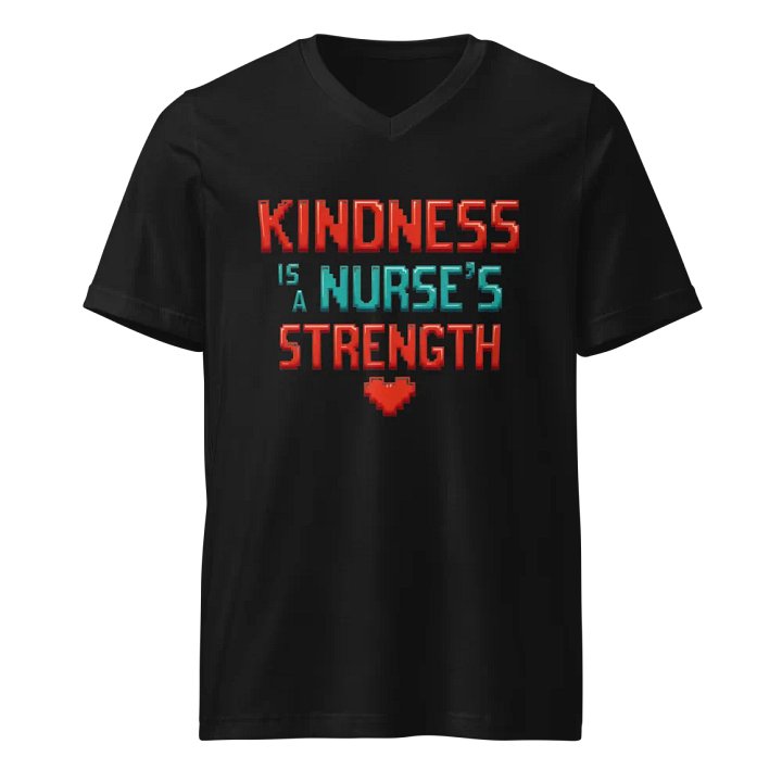Nurse's Strength V-Neck Tee product image (1)