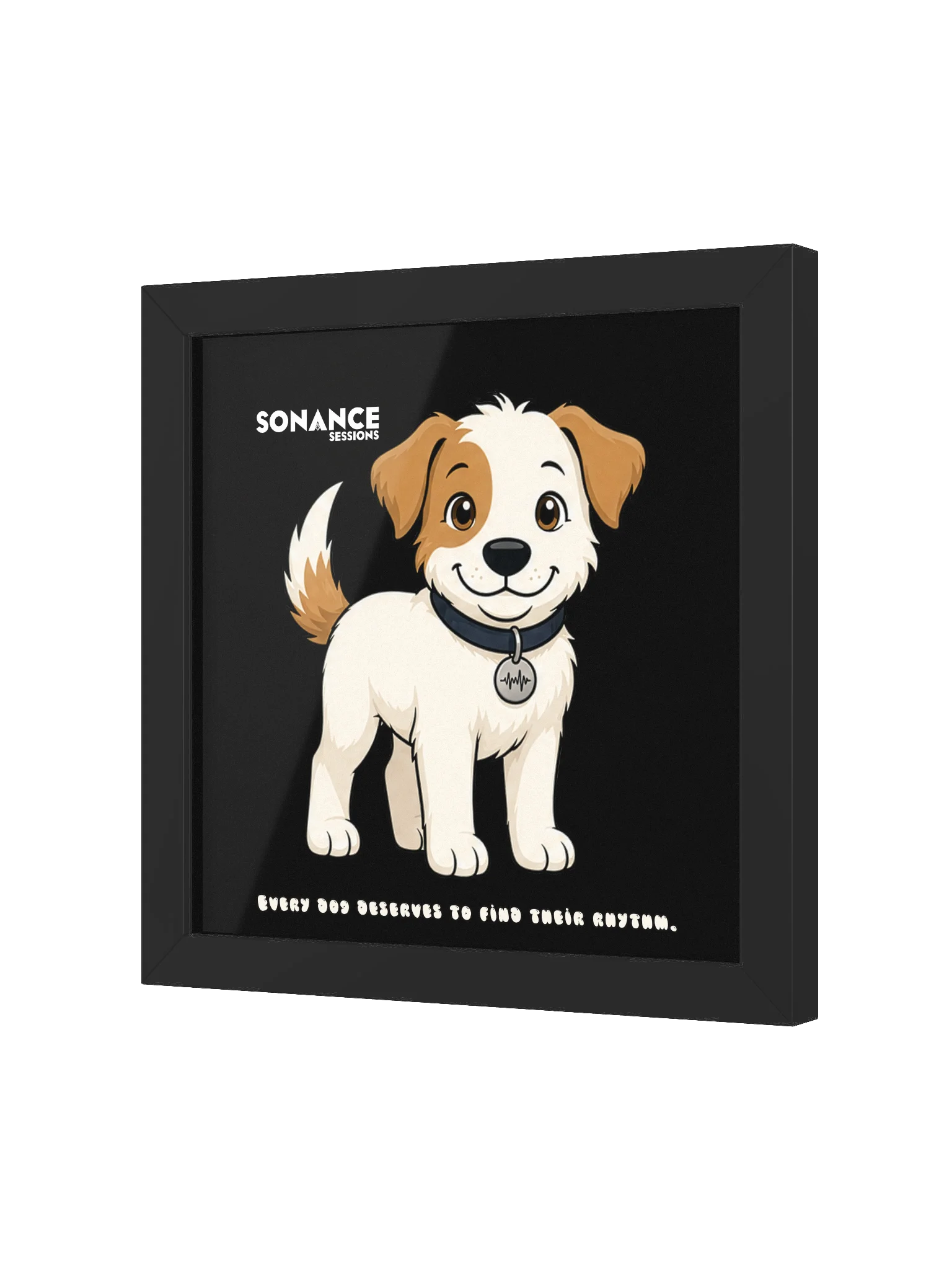 Sonance Dog Framed Matte Poster (Stand) product image (2)