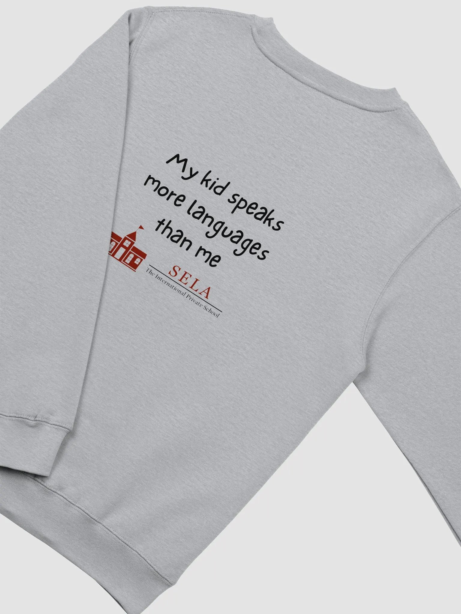 SELA Premium Crew Neck Sweatshirt - Multilingual product image (8)