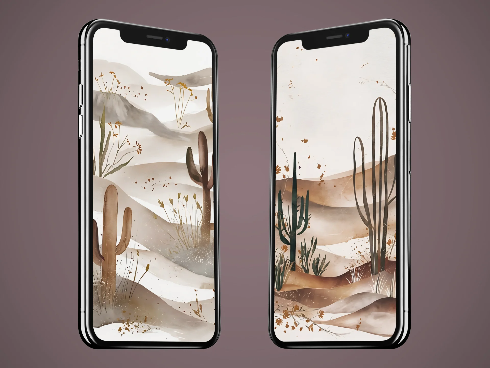 Boho Minimalist Desert - iPhone Wallpaper product image (2)
