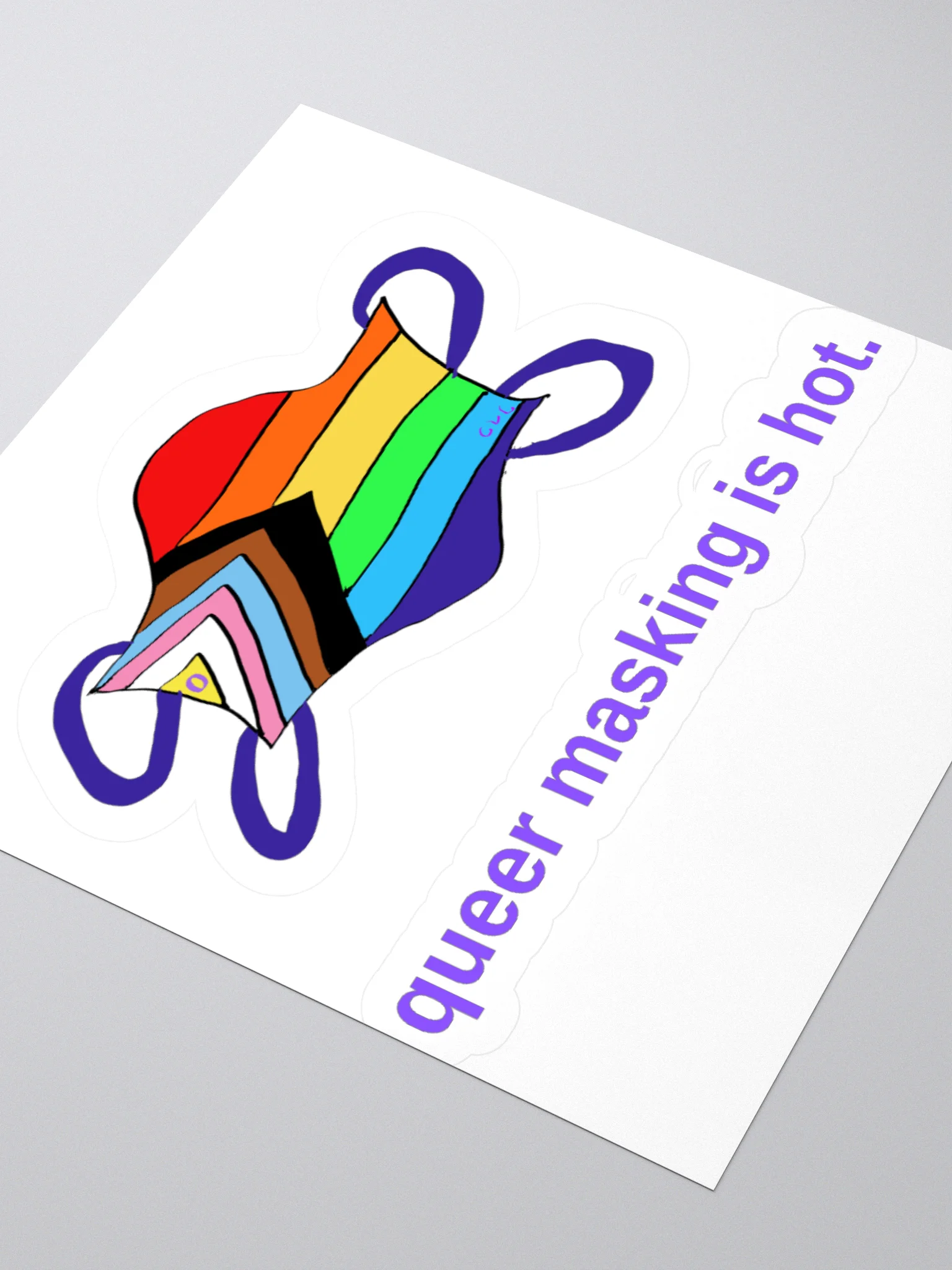Queer Masking Is Hot sticker product image (8)