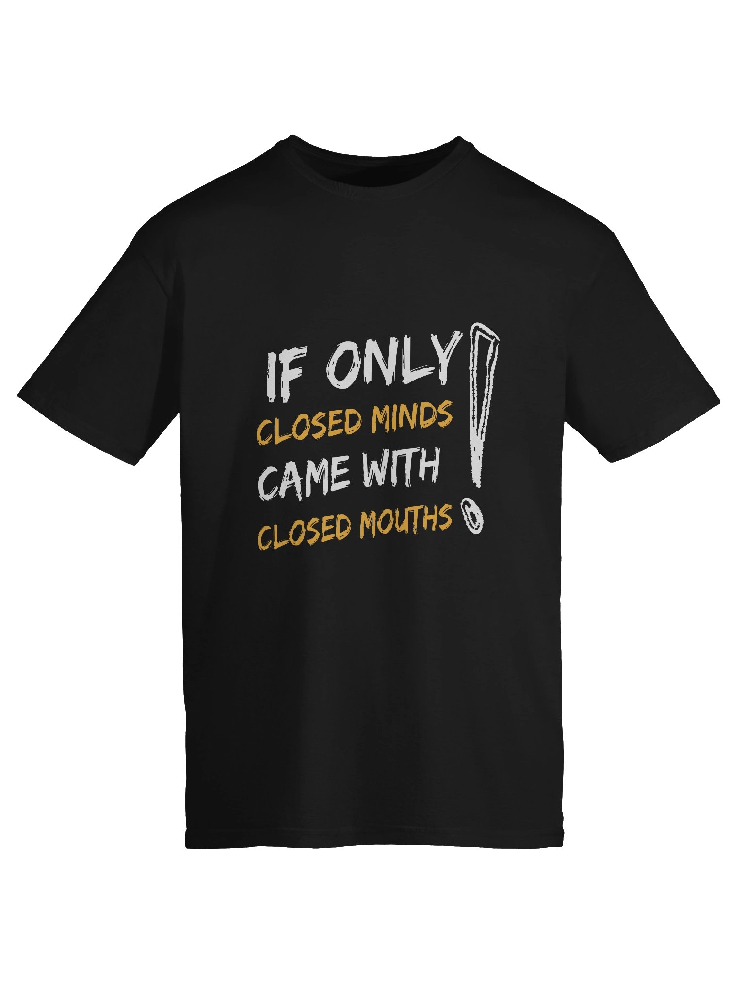 Closed Minds, Closed Mouths Softstyle Unisex T-Shirt product image (9)