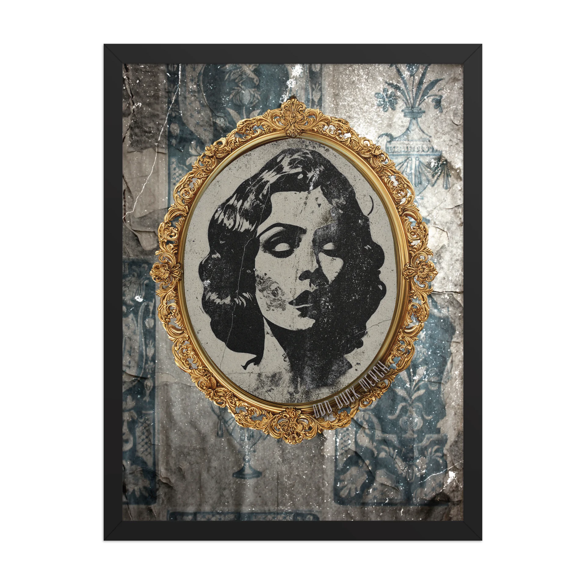 Odd Duck Merch Haunted Memory Framed Print product image (1)