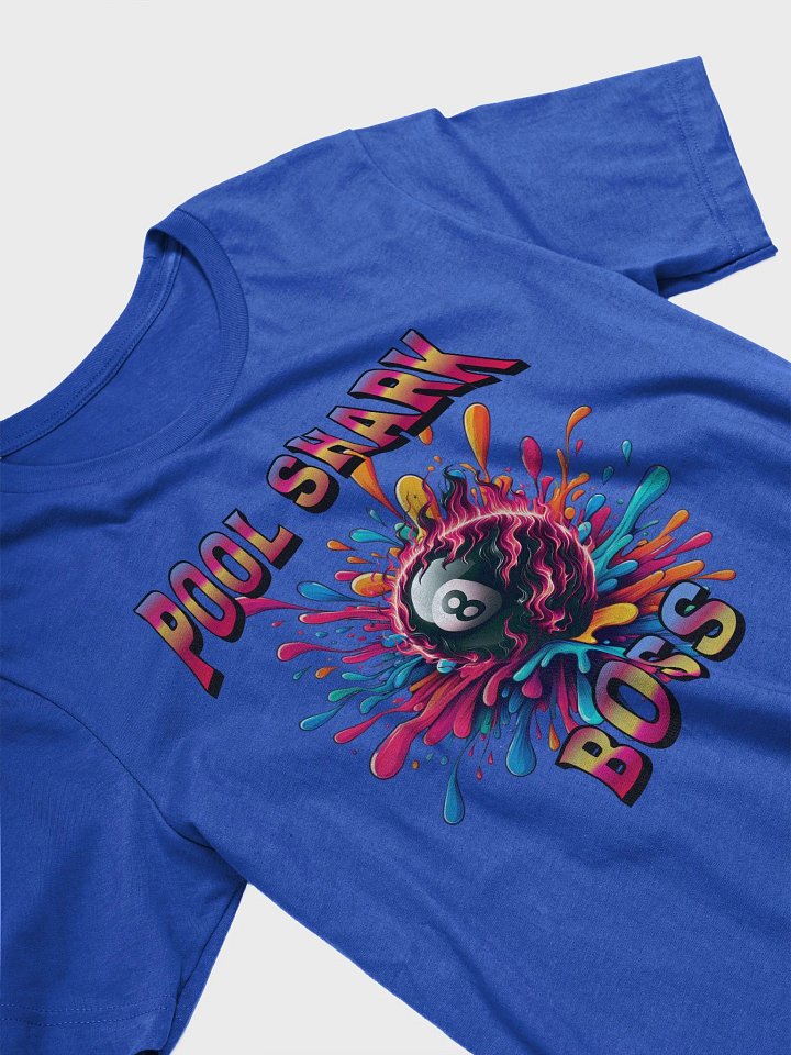 Pool Shark Boss Billiards Vibrant Energy T-Shirt product image (2)