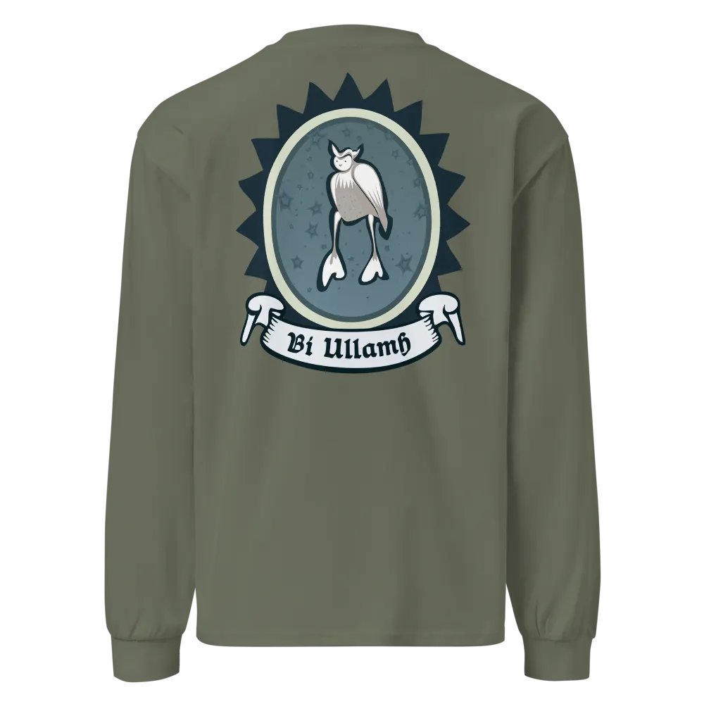 Ulchabhán Bí Ullamh AS Colour Premium Meáchan Trom Léine Sleeve Fada (Back Patch) product image (2)