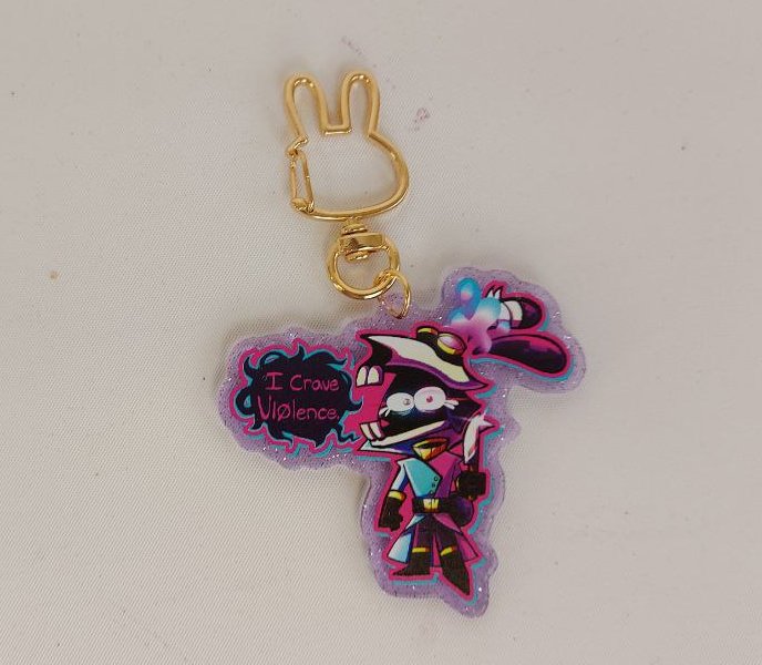 I Crave Violence Tuzi Keychain product image (2)
