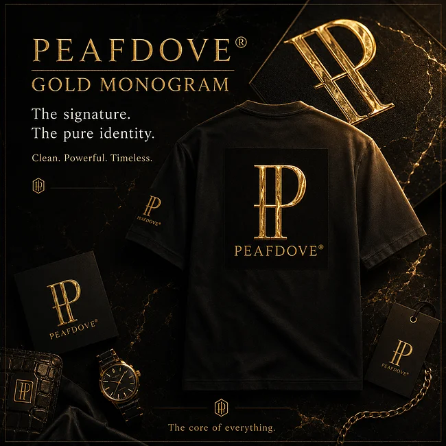 PEAFDOVE® GOLD MONOGRAM