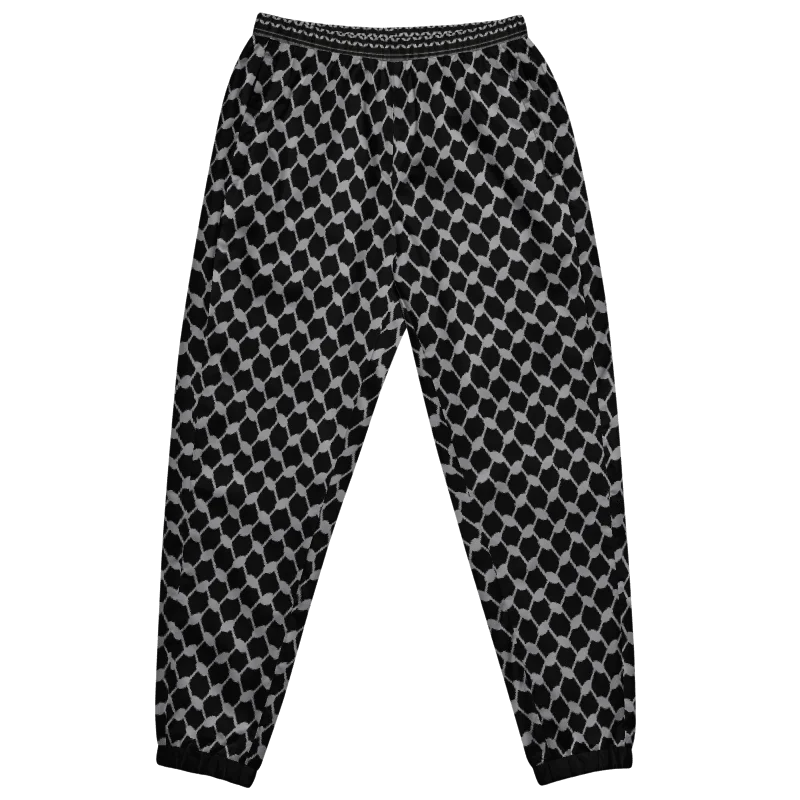 Black Keffiyeh Unisex Track Pants product image (1)