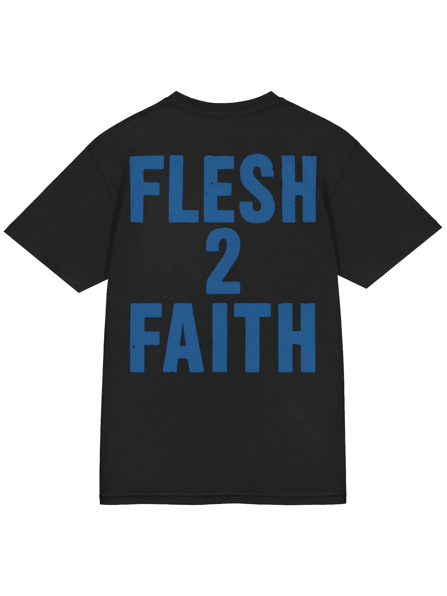 From Flesh 2 Faith — Logo Tee (Blue) product image (4)