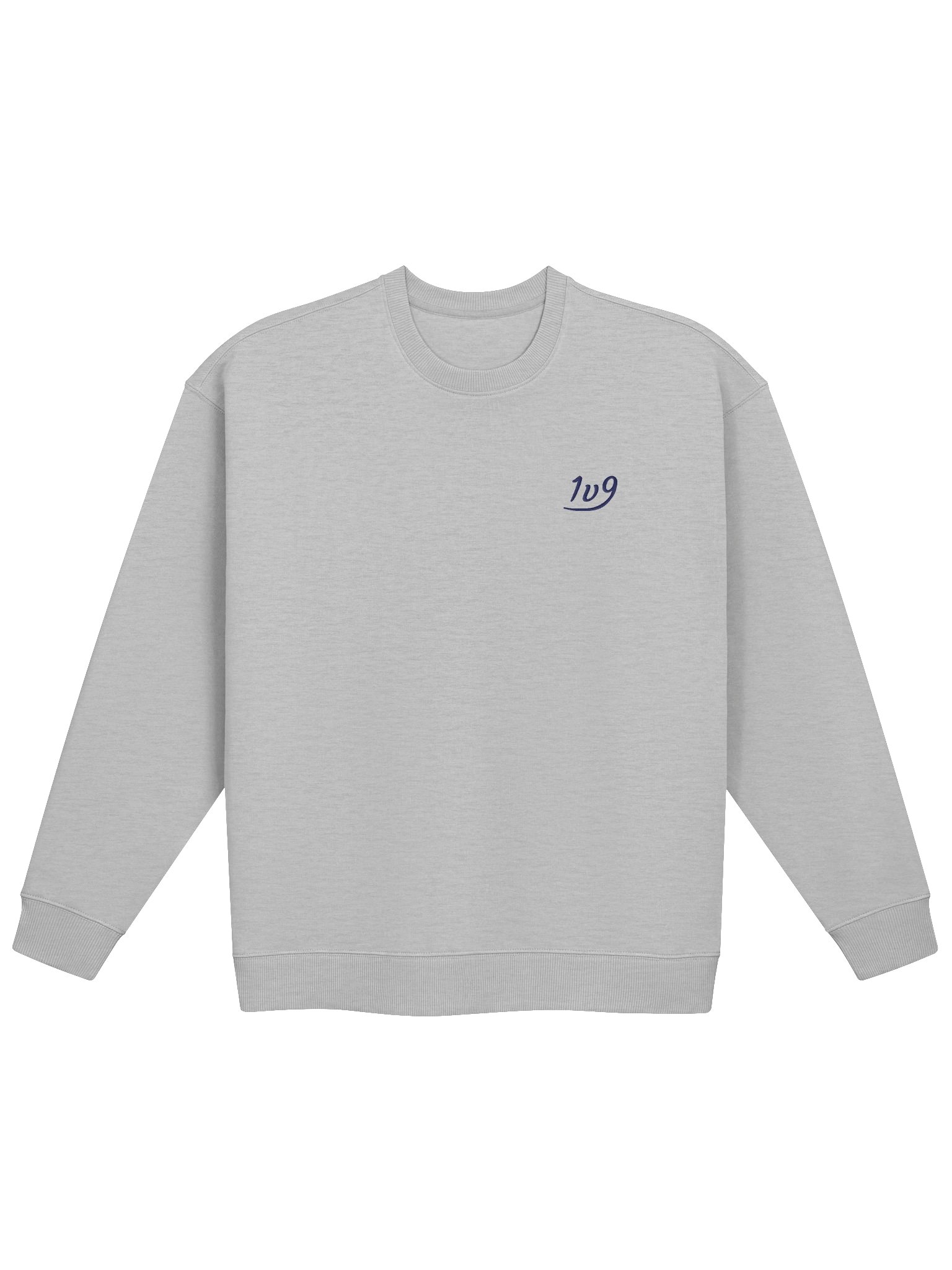 1v9 Oversized Sweater – Navy Stitch product image (1)