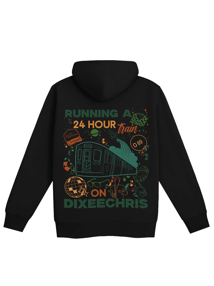24hr Train Hoodie - Blubs Exclusive Edition (Up to 5xl) product image (1)