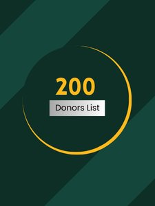 200 Verified Donors List product image (1)