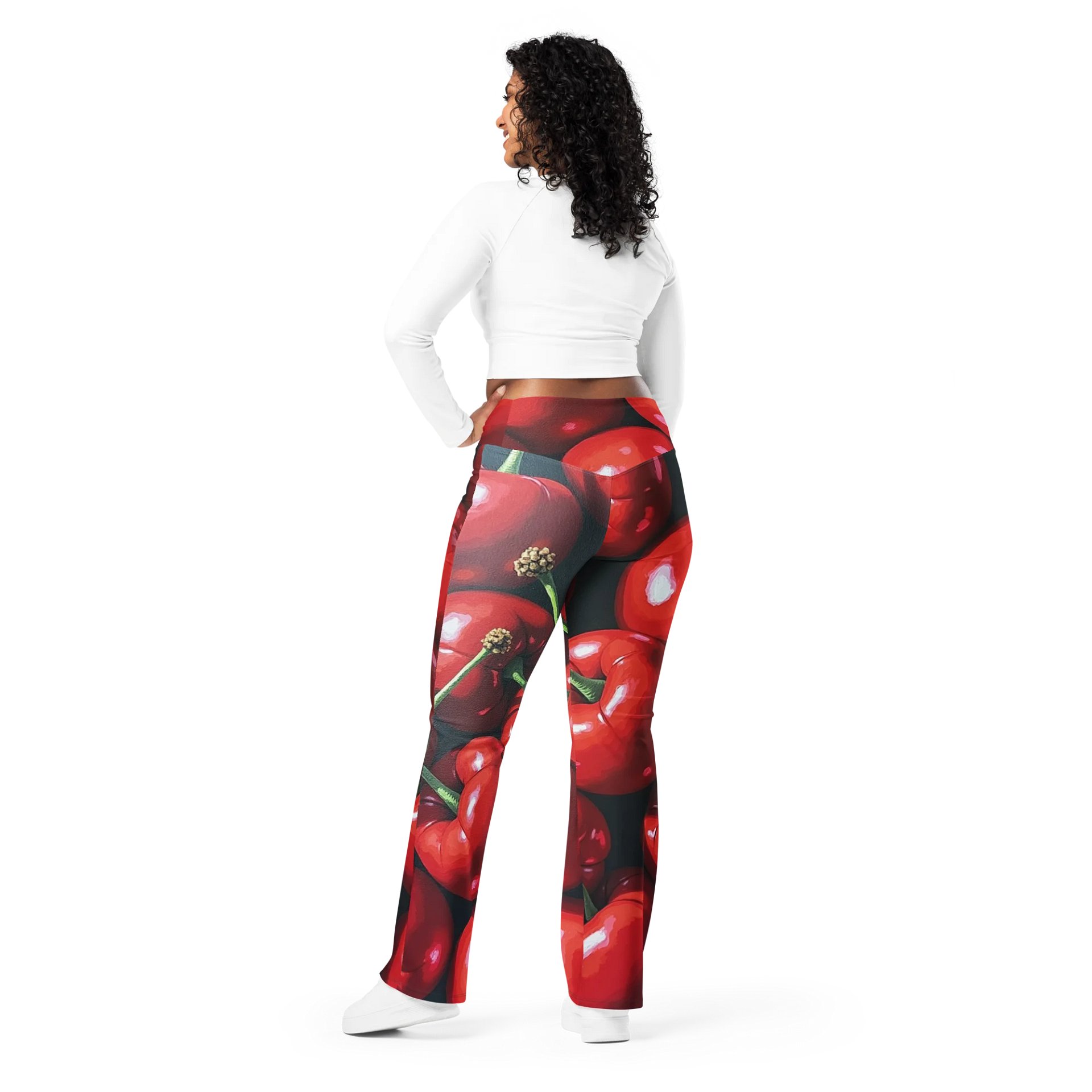 Barry Grady Cherries Flare Leggings product image (3)