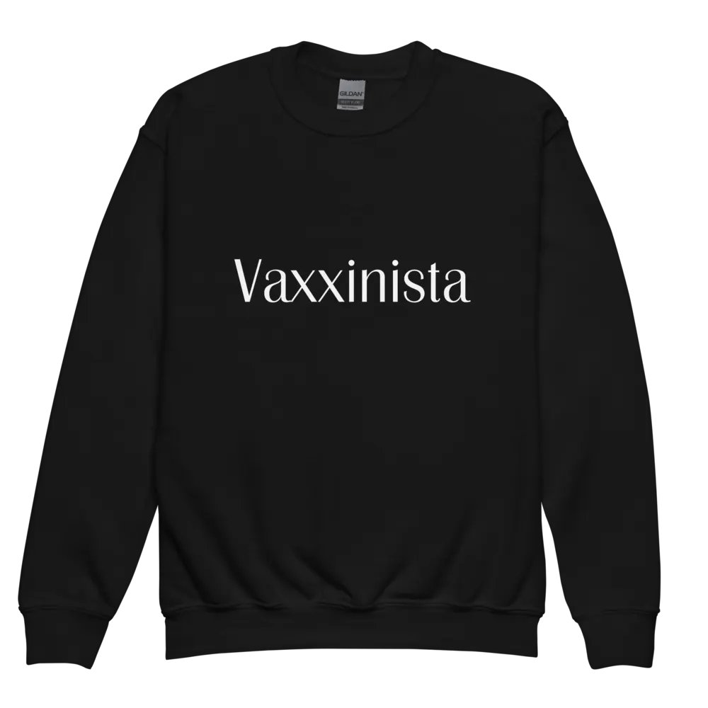 Vaxxinista Youth Crewneck Sweatshirt product image (1)