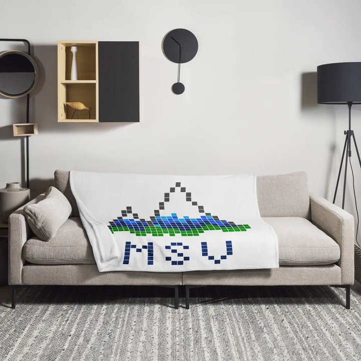 Friendly Critters: Mt. Shade Island Throw Blanket product image (1)
