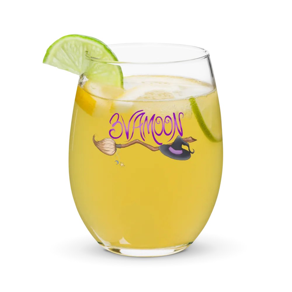 3VAMOON Witch Broom Stemless Wine Glass product image (4)
