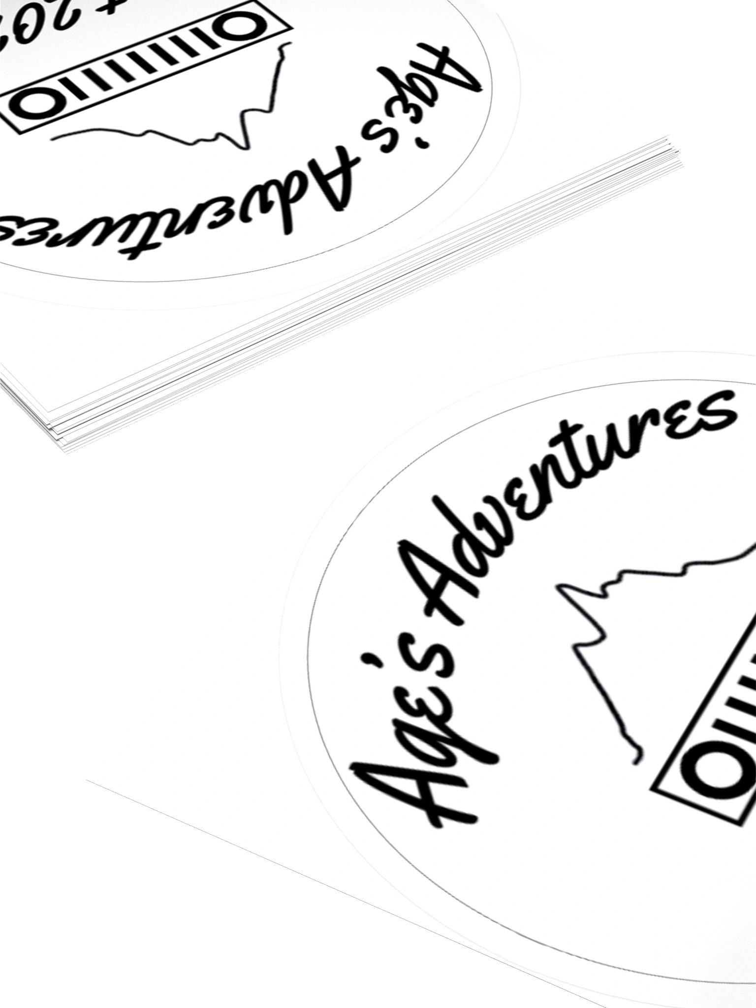 The Official Age's Adventures Logo Sticker (Kiss-Cut) product image (4)