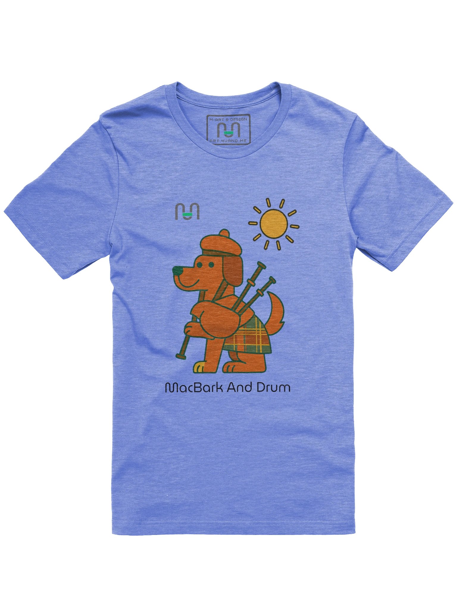 Highland Howler – Kilted Pup Tee – M Style - M-Art & Design product image (37)