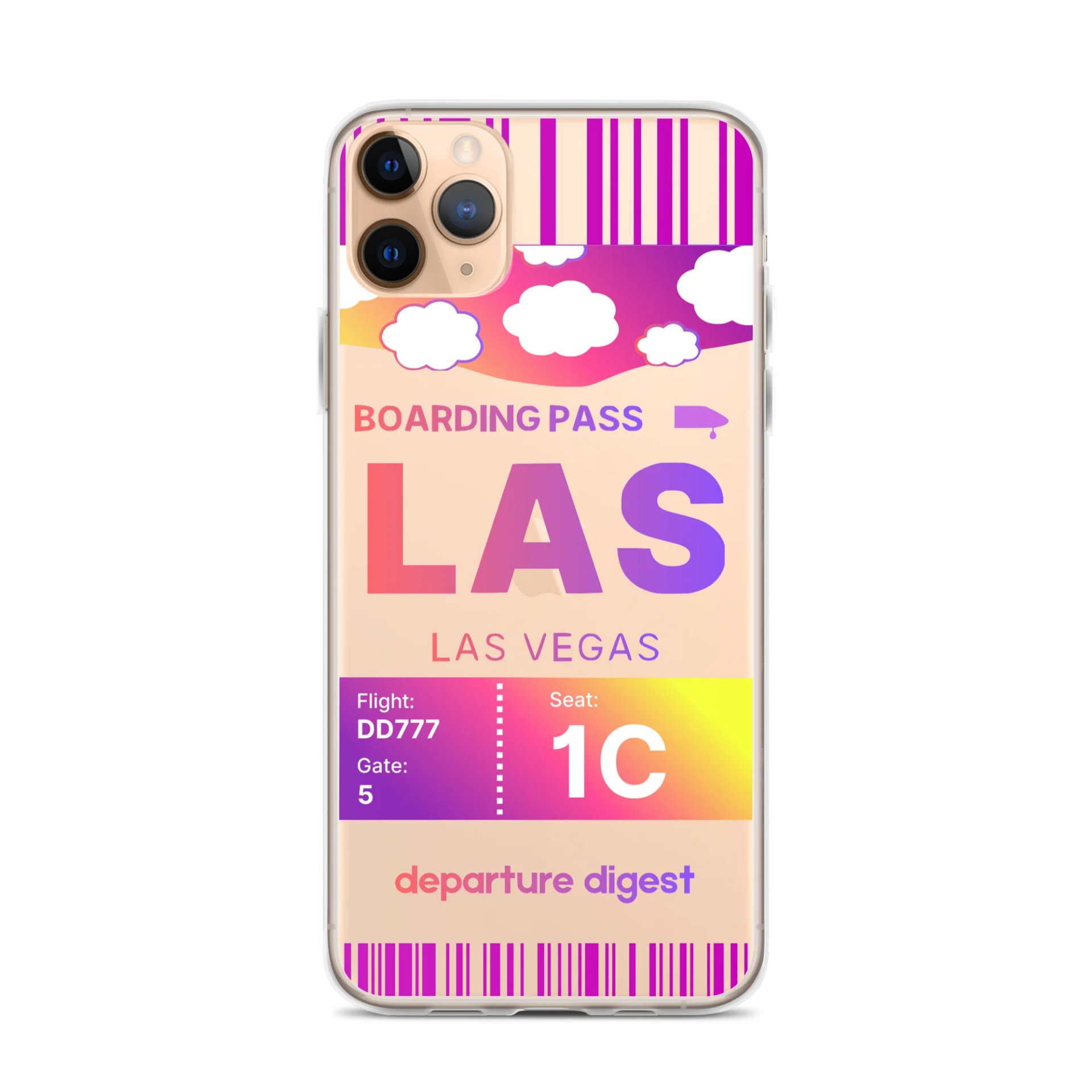 LAS: Las Vegas Boarding Pass Case (iPhone) product image (1)