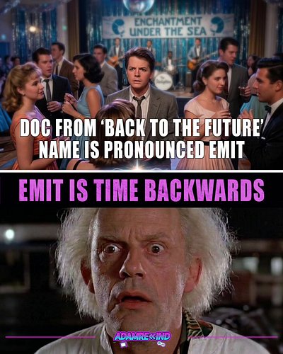 DID YOU KNOW👇🏼

The Time Machine was almost a fridge:
In early drafts of the script, the time machine was built into a refrig...