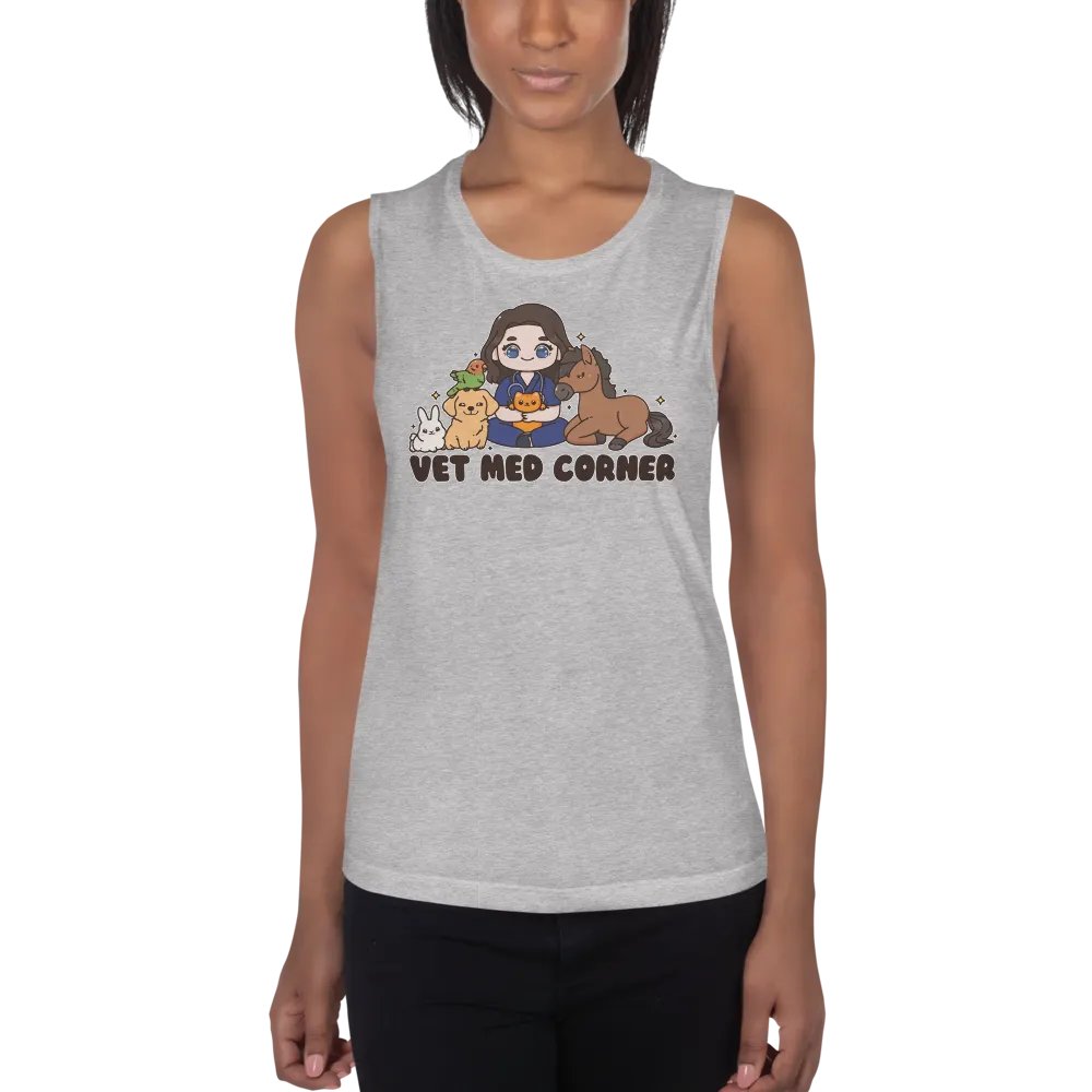 Vet Med Corner Flowy Women's Tank product image (1)