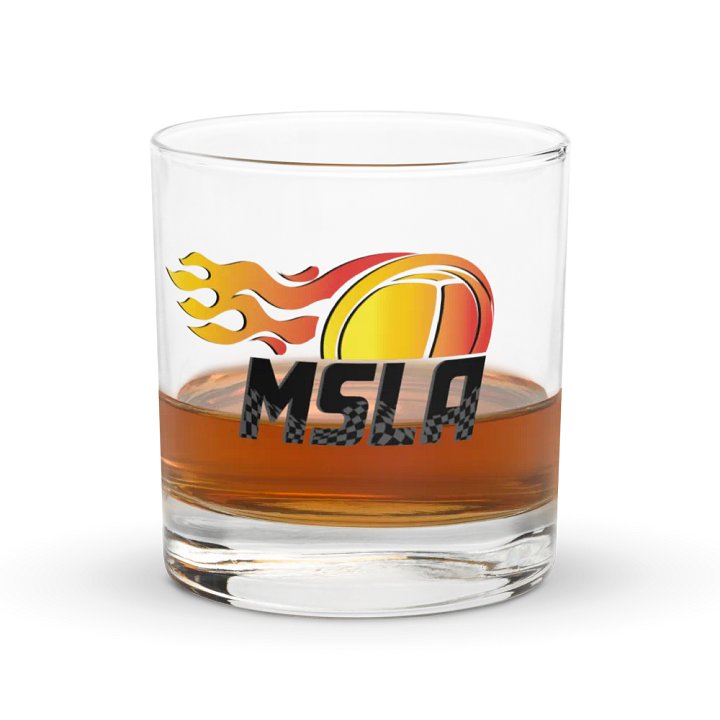 MSLA Logo Rocks Glass product image (1)