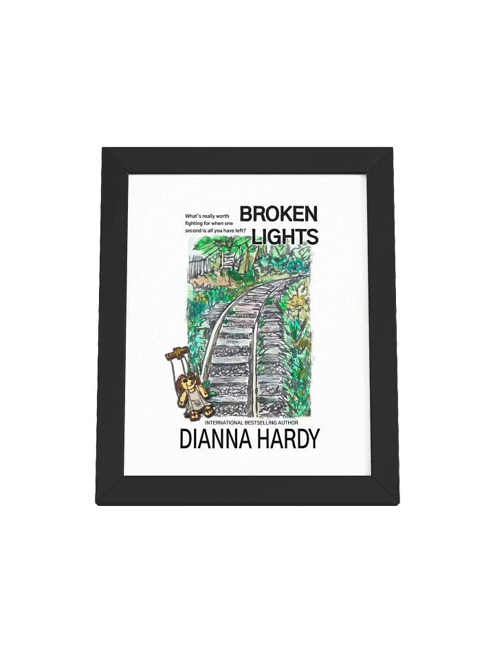 Broken Lights Framed Cover Print (Illustrated Edition) product image (1)