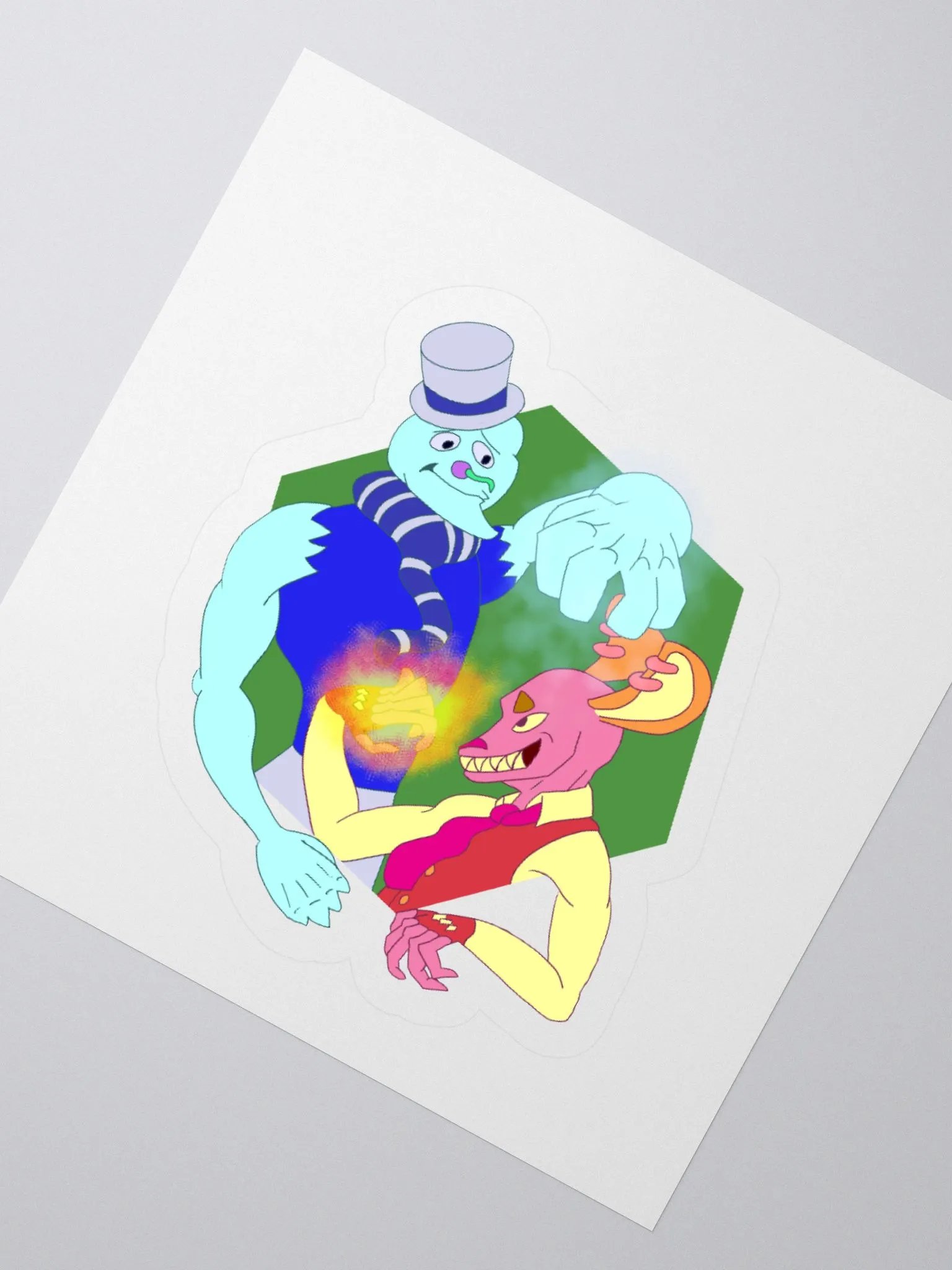 Silly Stickers - Cweem & Flame Miser product image (2)