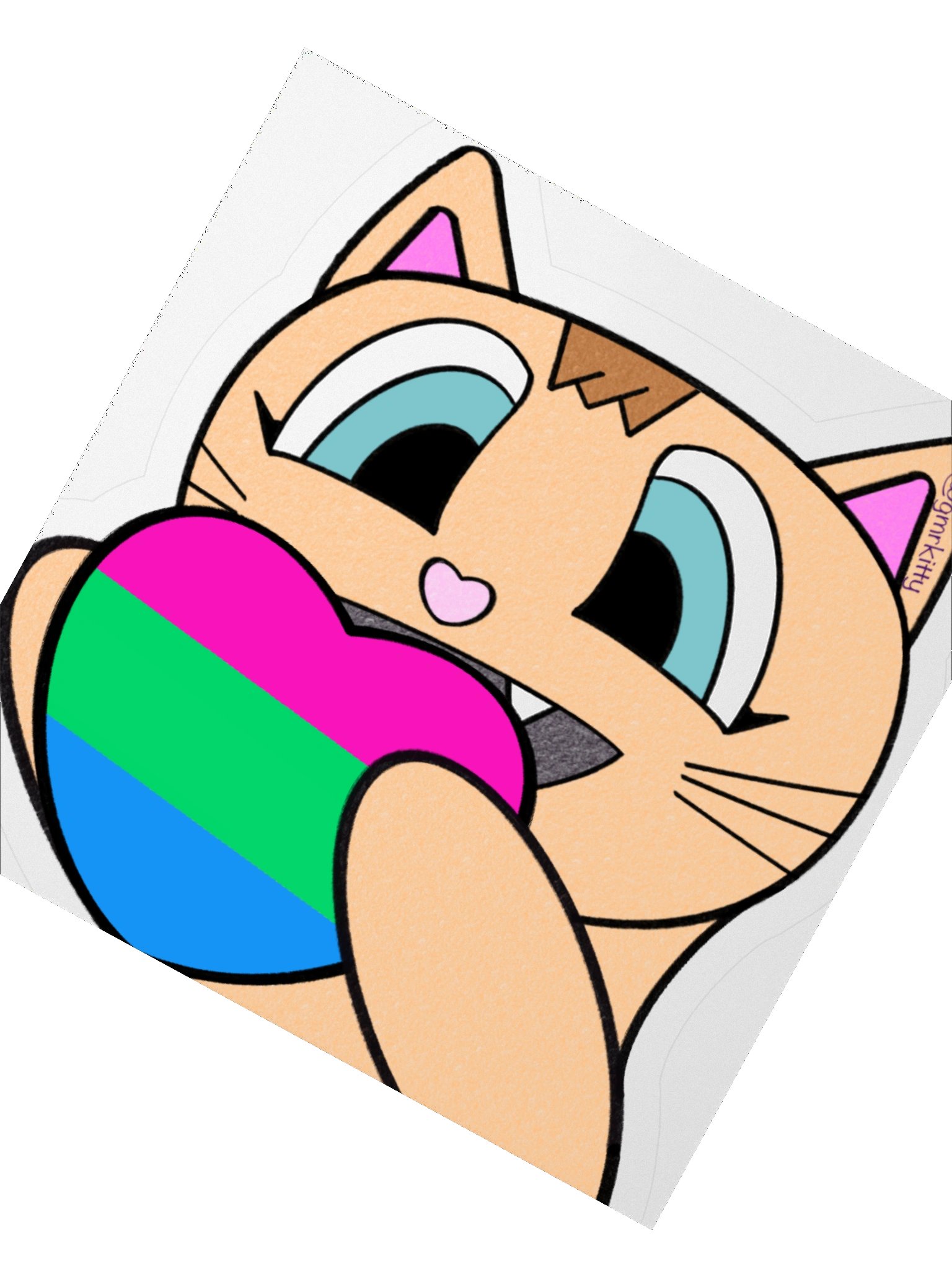 PolyS Pride Kitty Sticker product image (4)