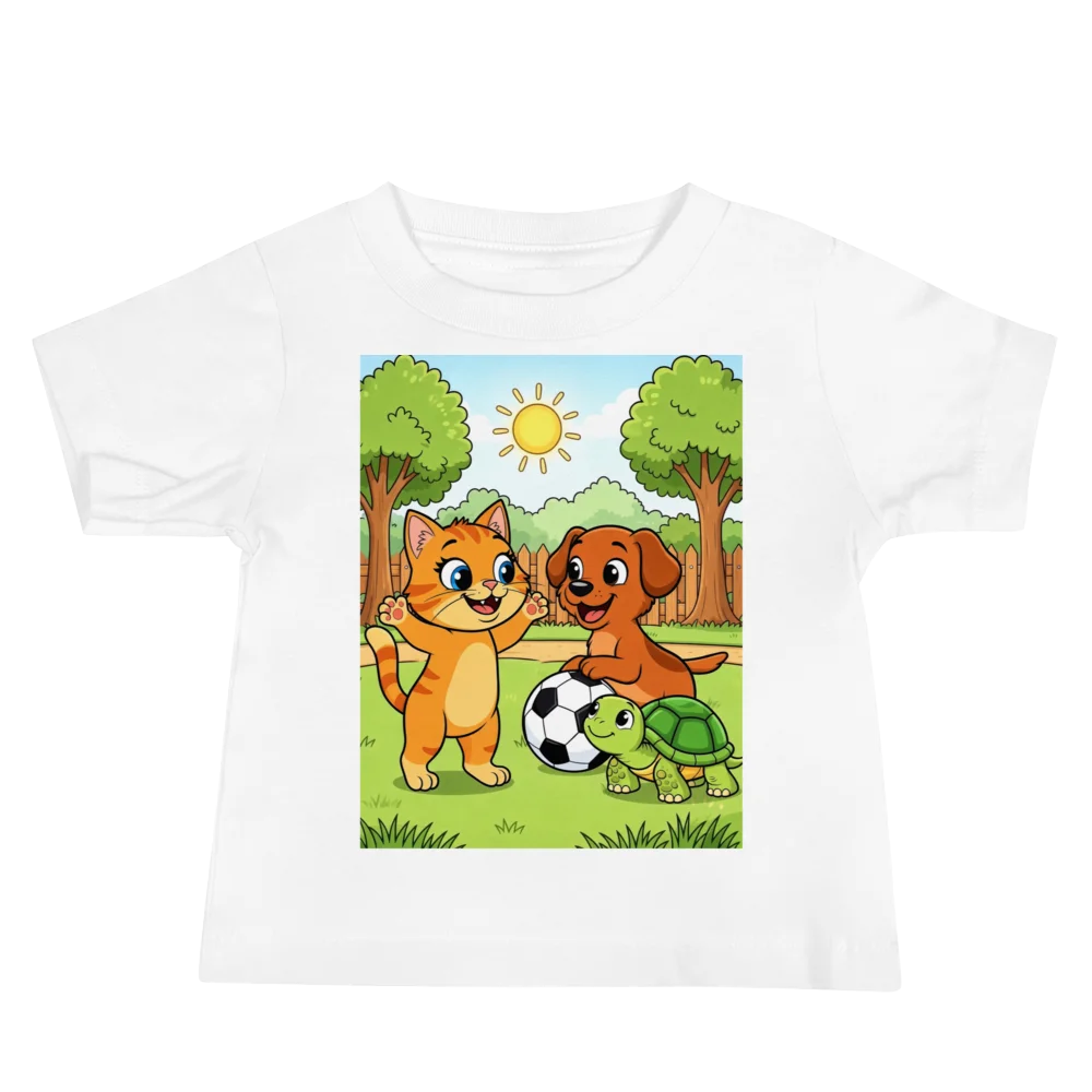 Farm Animal Soccer Baby Tee product image (2)