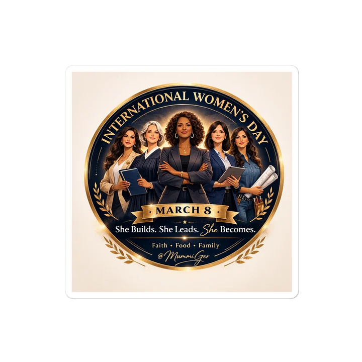 She Builds. She Leads. She Becomes. Sticker Set product image (2)