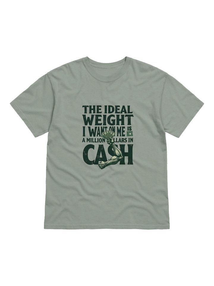 Cash Gains Over Gym Gains - Vintage Comfort: Garment-Dyed Cotton T-Shirt product image (2)
