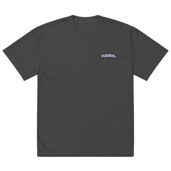 Plebbeee Premium Faded Logo T shirt product image (3)