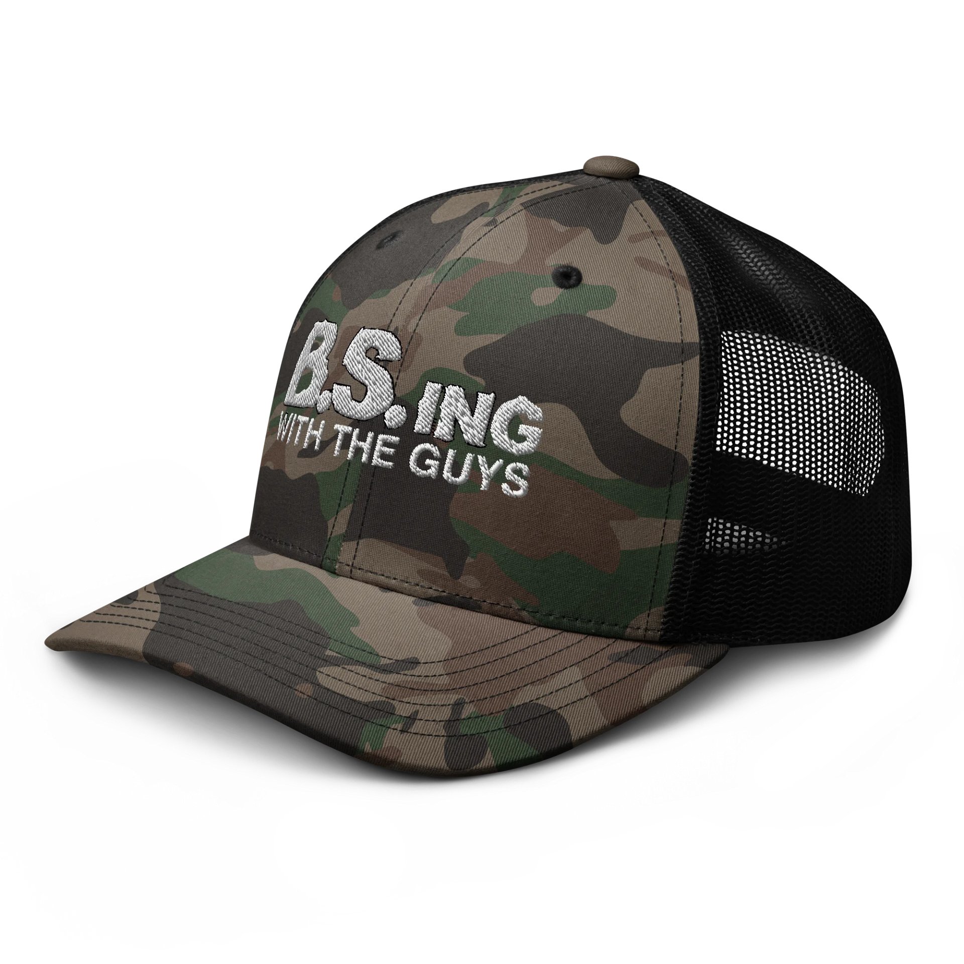 B.S.ing With The Guys Camo hat product image (2)