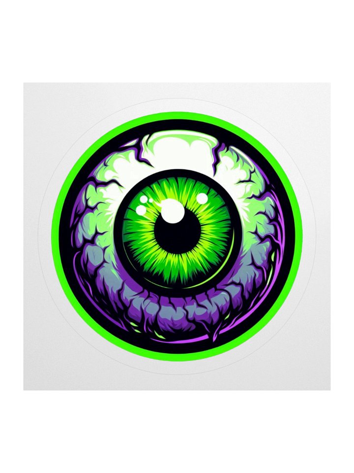 1 YEAR EYEBALL KISS-CUT STICKER product image (2)