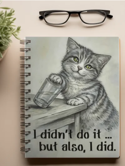 I Didn’t Do It Funny Cat Notebook product image (5)